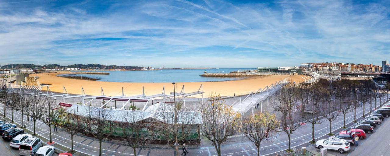 Sunset Playa Poniente - Vistas Al Mar Y Centrico Apartament Gijón