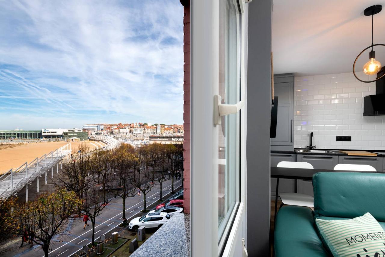 Apartament Sunset Playa Poniente - Vistas Al Mar Y Centrico Gijón